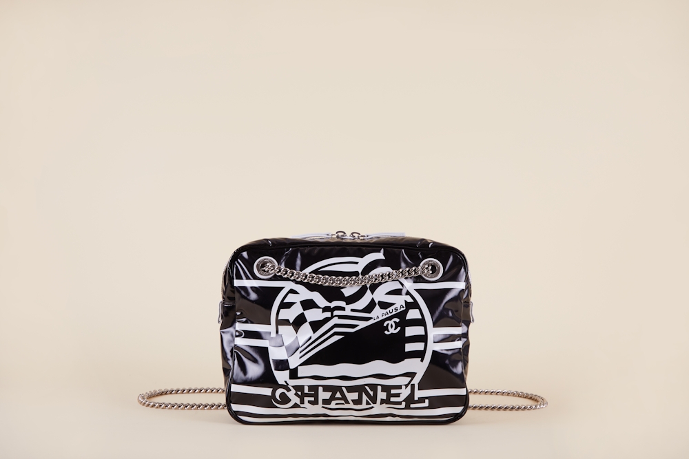 Chanel Vinyl La Pausa Bay Small Camera Case Bag | Vivrelle