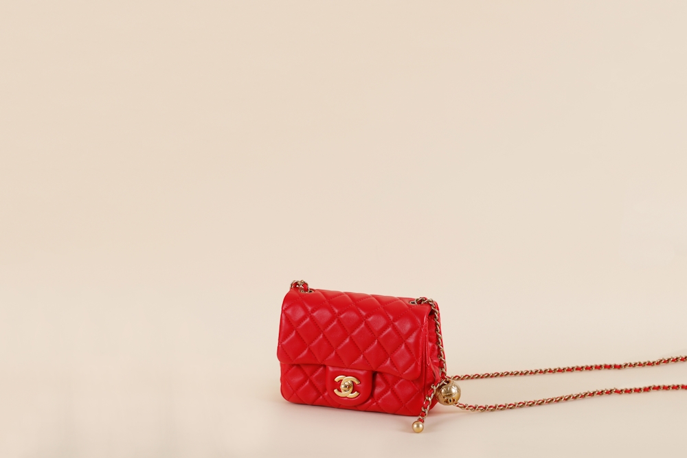 Chanel Lambskin Pearl Crush Mini Flap Bag