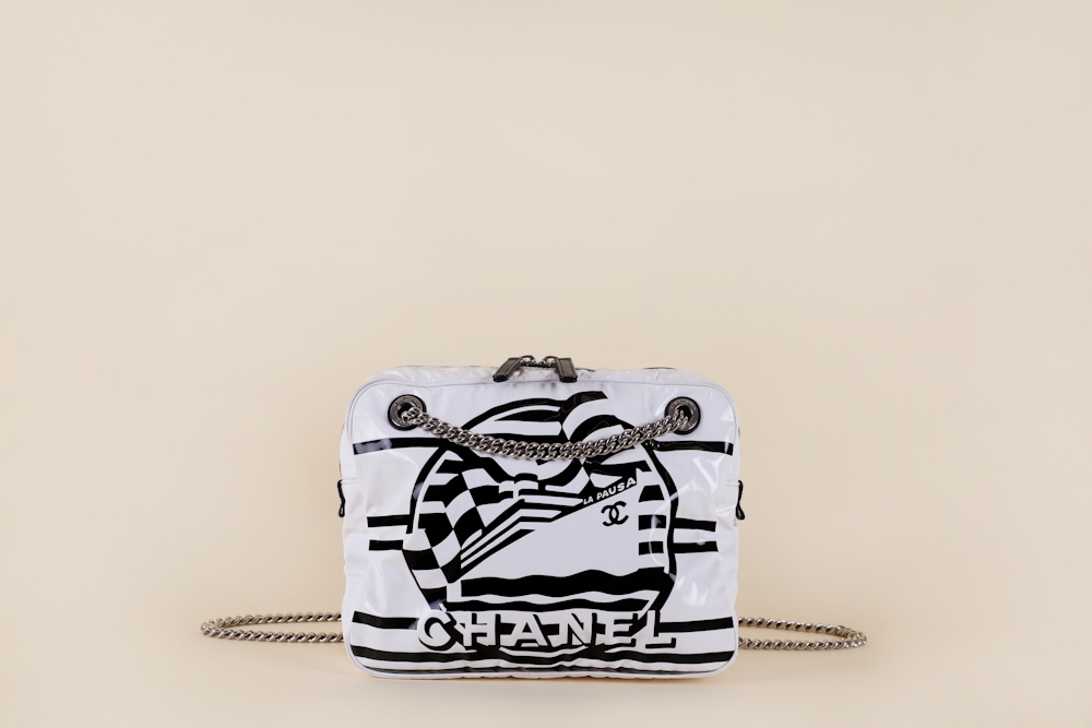 Chanel Vinyl La Pausa Bay Small Camera Case Bag | Vivrelle