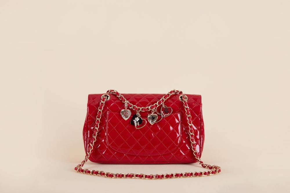 chanel handbags red color