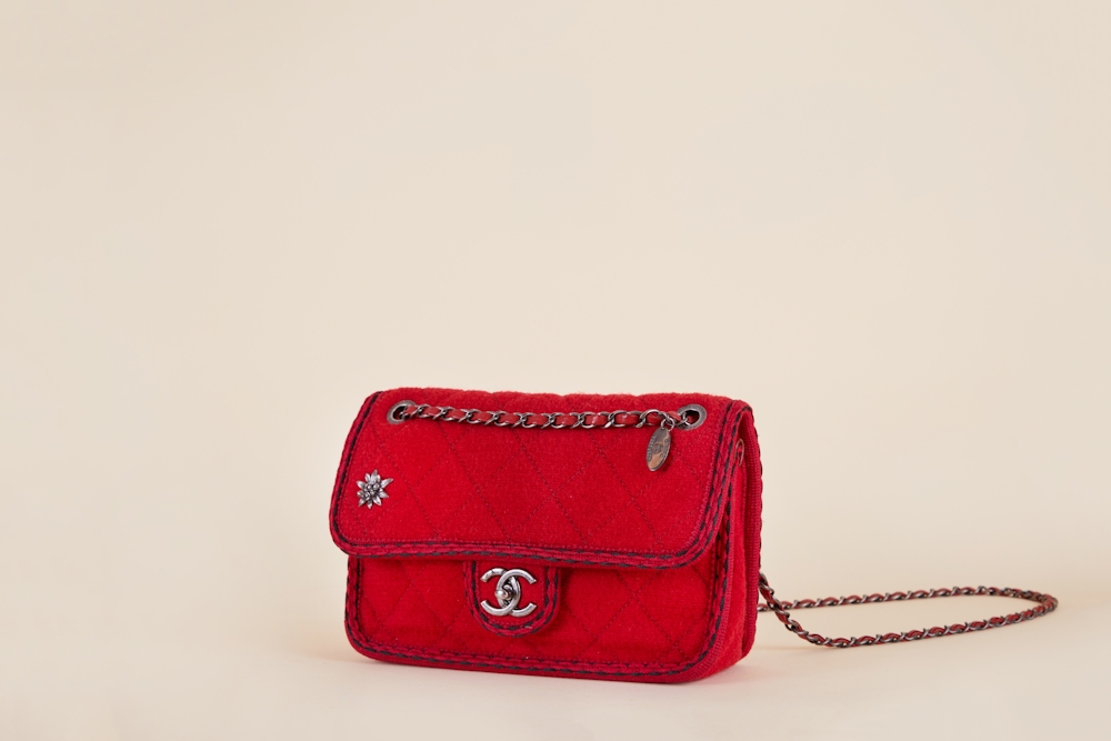 Chanel Wool Edelweiss Medium Flap Bag