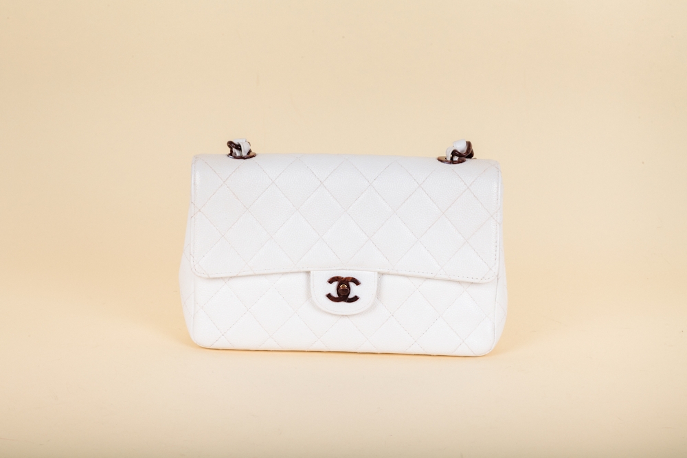 Chanel Caviar Quilted Wood Classic Flap Bag