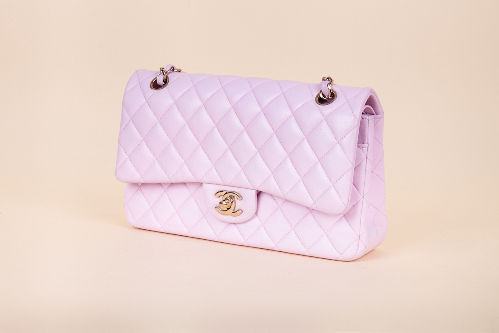 Chanel Lambskin Quilted Classic Double Flap Bag