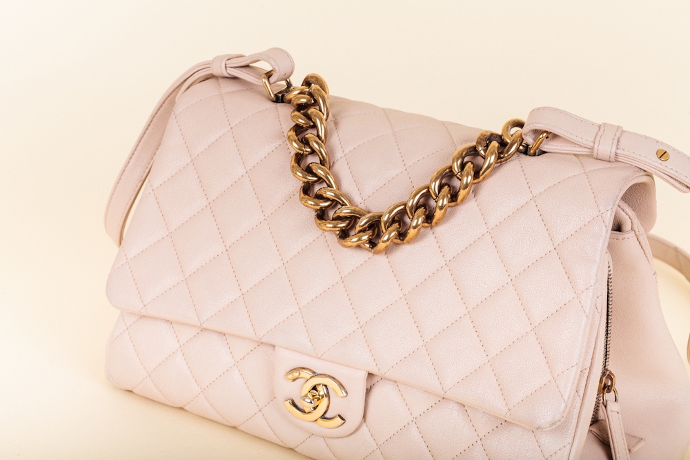 Chanel Quilted Trapezio Flap Bag
