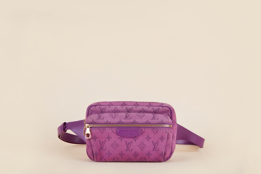 Louis Vuitton Outdoor Bumbag Monogram Denim Purple