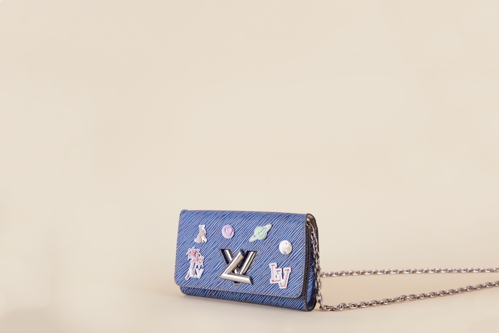 Louis Vuitton Limited Edition Pins Epi Twist Chain Wallet