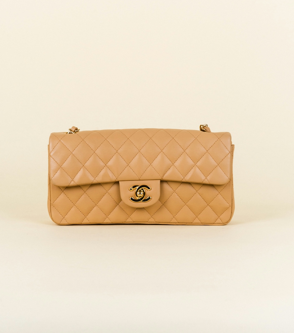 Chanel Caviar Quilted East West Flap Bag
