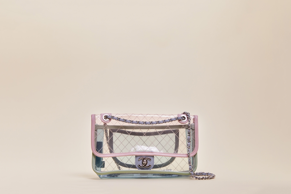 Chanel PVC Mini Coco Splash Flap Bag